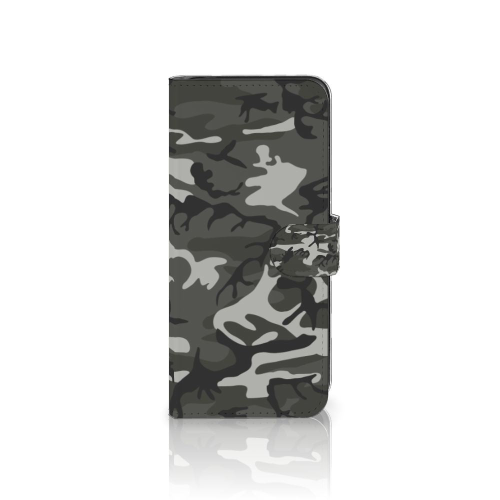 Motorola Moto G14 Telefoon Hoesje Army Light camouflage print voorzijde