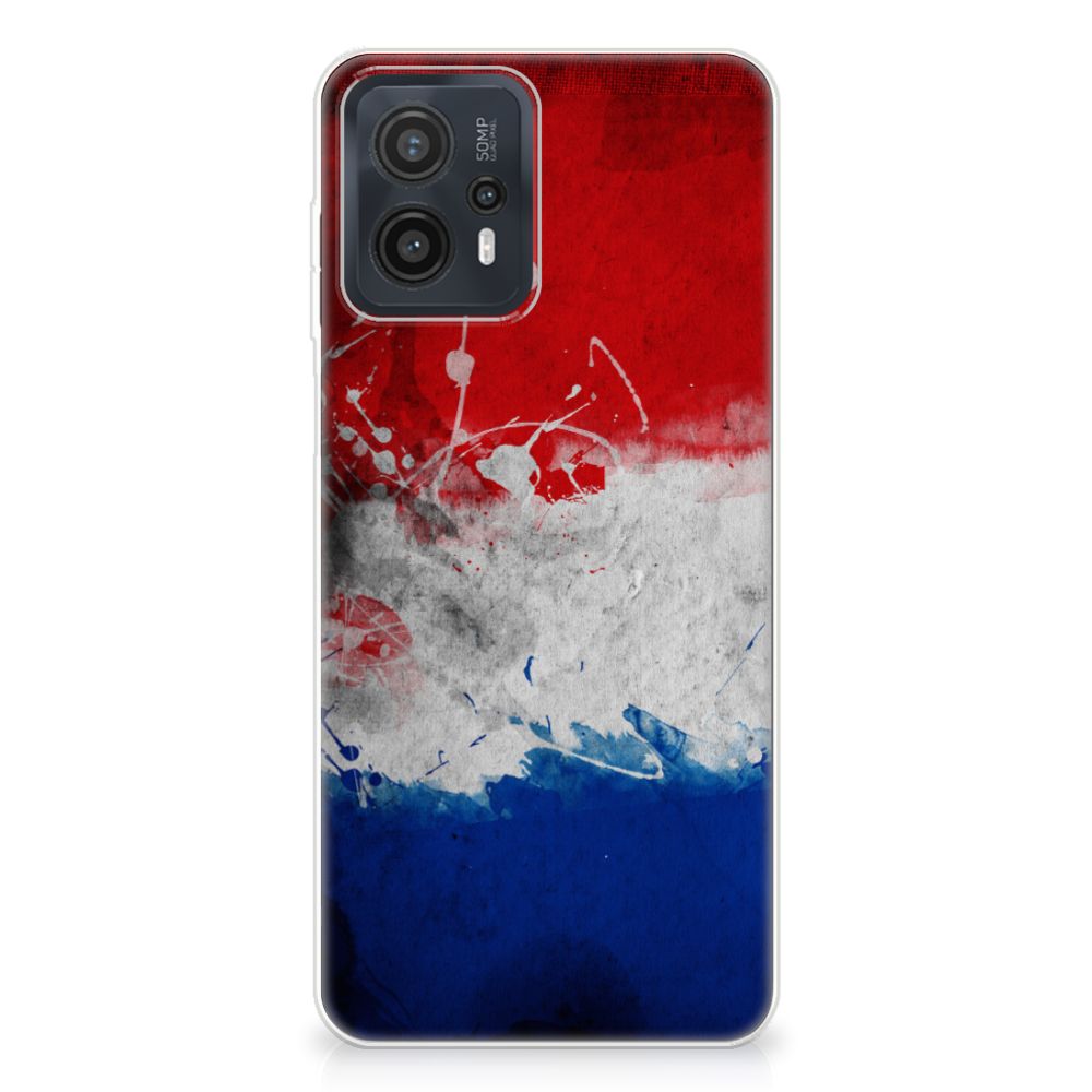 Motorola Moto G23 | G13 Hoesje Nederland design Nederlandse vlag achterzijde