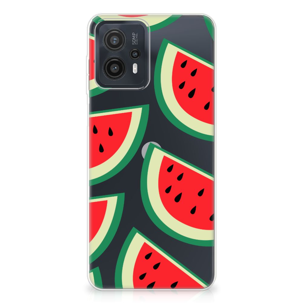 Motorola Moto G23 | G13 Siliconen Case Watermelons watermeloen design achterkant