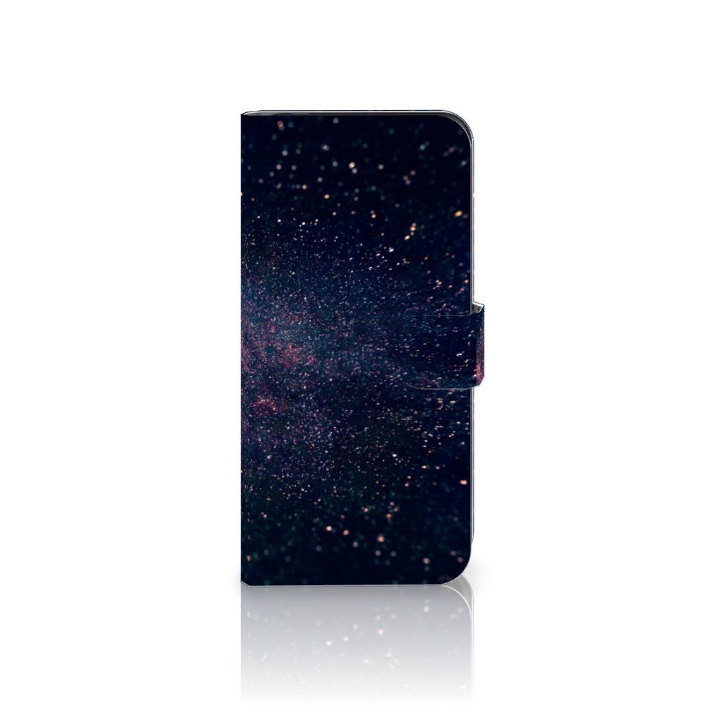 Motorola Moto G24 | G04 | G24 Power Book Case Stars design sterrenhemel zijaanzicht