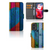 Motorola Moto G24 G04 G24 Power Book Style Case Wood Heart boekhoesje kleurrijk aanzicht