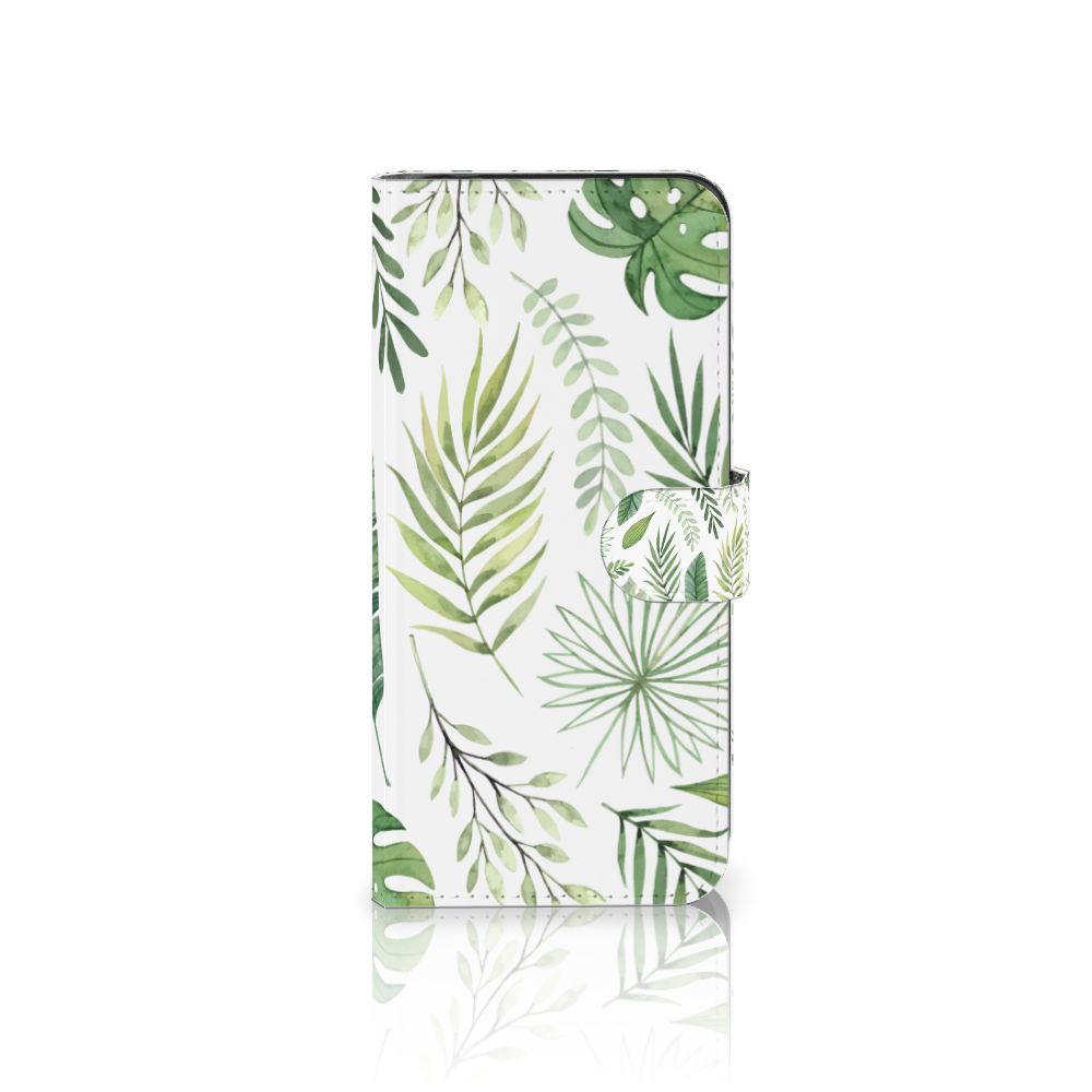 Motorola Moto G24 | G04 | G24 Power Hoesje Leaves met groen bladeren ontwerp 🌿 voor gebruiksgemak en bescherming.