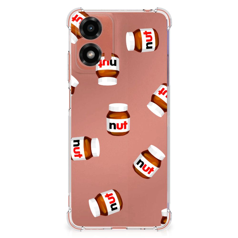 Motorola Moto G24 G24 Power G04 Beschermhoes Nut Jar design achterkant