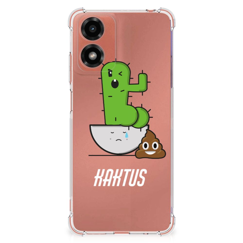 Motorola Moto G24 | G24 Power | G04 Stevig Bumper Hoesje Cactus Poo B2C Telecom