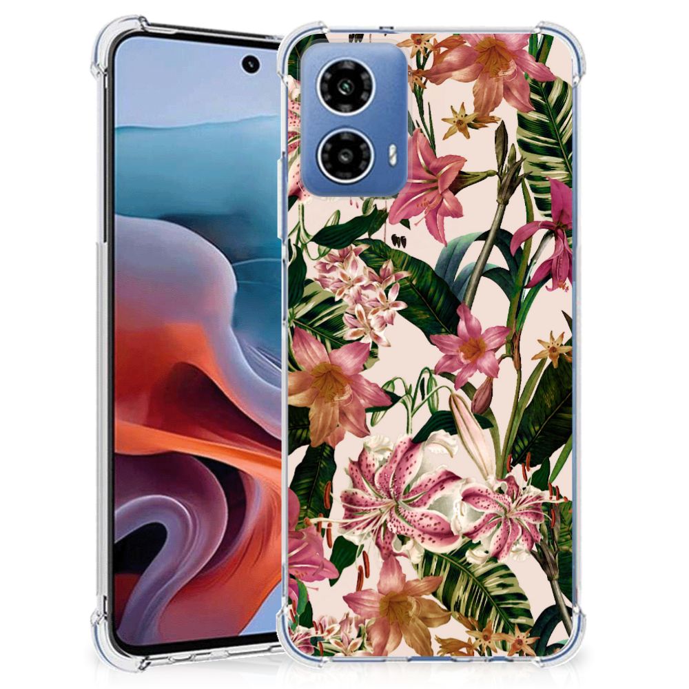 Motorola Moto G34 Case Flowers B2C Telecom