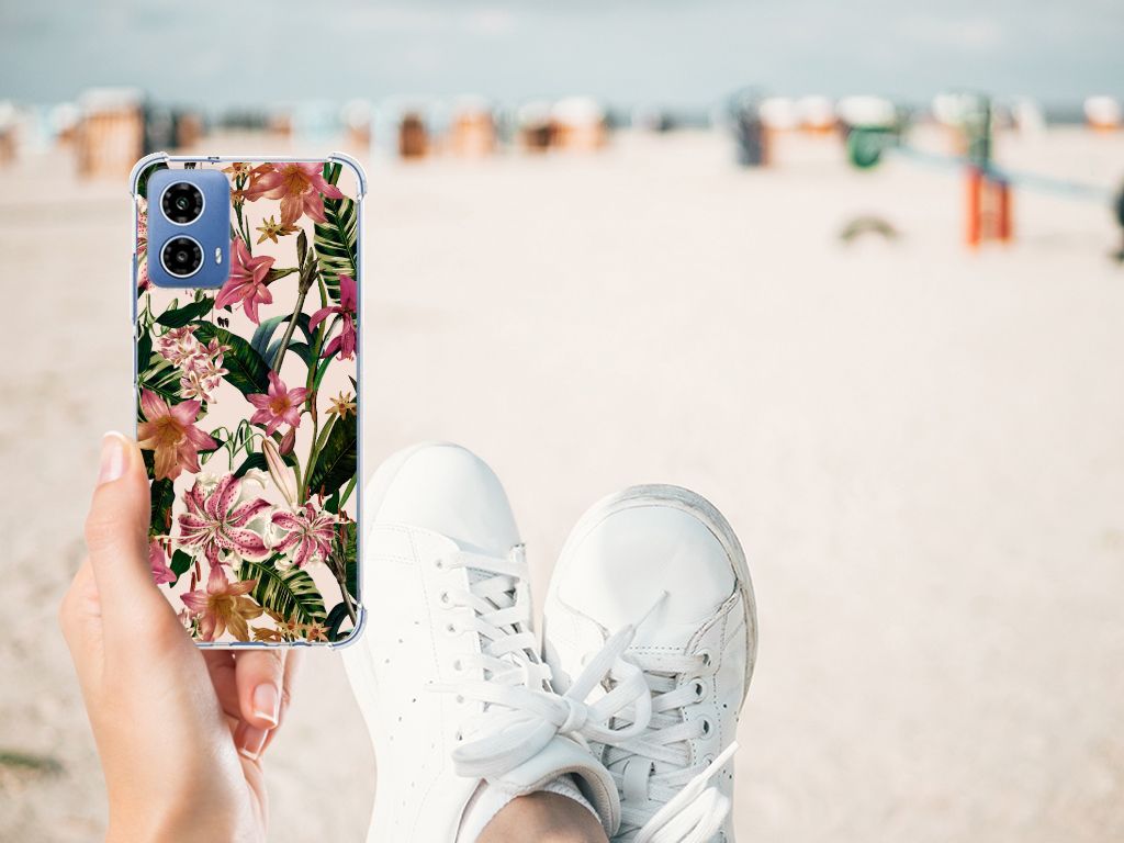 Motorola Moto G34 Case Flowers B2C Telecom