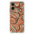 Motorola Moto G35 Back Cover Retro design kleurrijk aanzicht