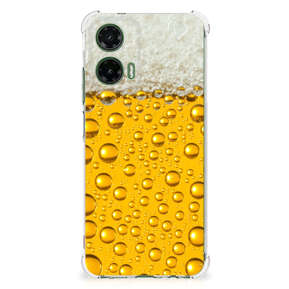 Motorola Moto G35 Beschermhoes Bier ontwerp achterzijde
