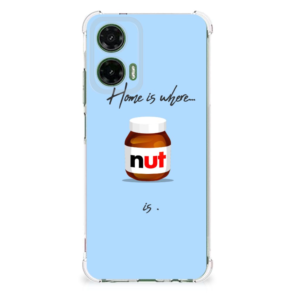 Motorola Moto G35 Beschermhoes Nut Home design duidelijk