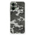Motorola Moto G35 Doorzichtige Silicone Hoesje Army Light achterkant
