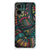 Motorola Moto G35 Doorzichtige Silicone Hoesje Aztec achteraanzicht kleurrijk design