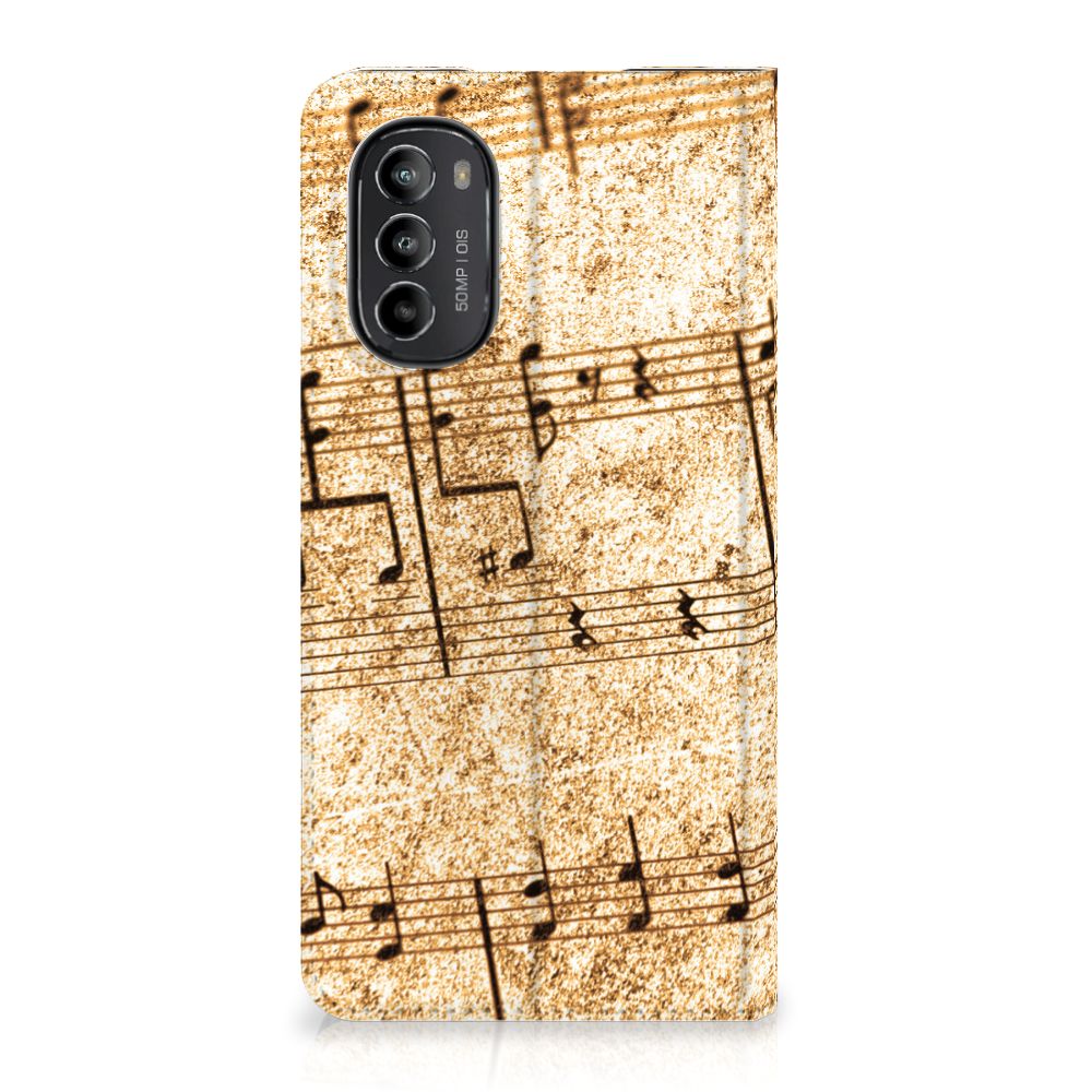 Motorola Moto G52 | Moto G82 Stand Case Bladmuziek - B2C Telecom