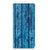 Motorola Moto G53 Book Wallet Case Wood Blue blauw hout voorkant