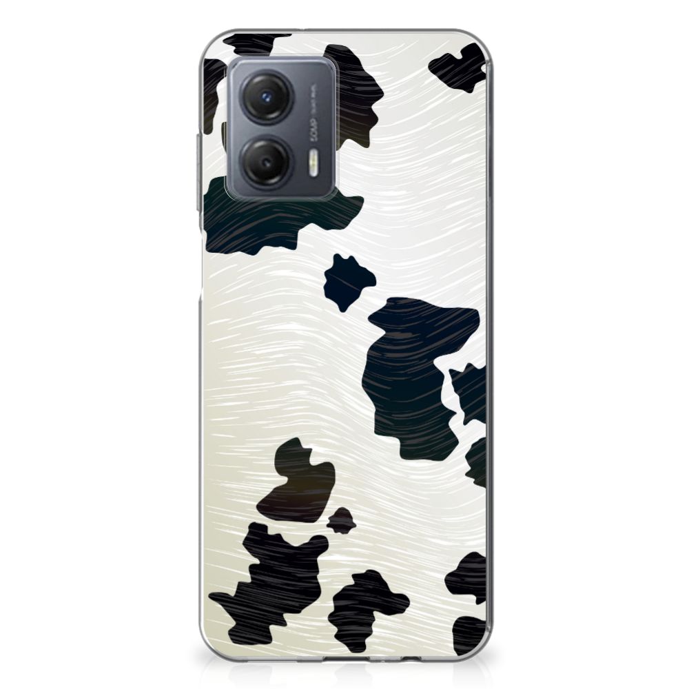 Motorola Moto G53 TPU Hoesje Koeienvlekken koeienvlekken design voorkant