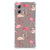 Motorola Moto G54 Case Anti-shock Flamingo achterkant ontwerp