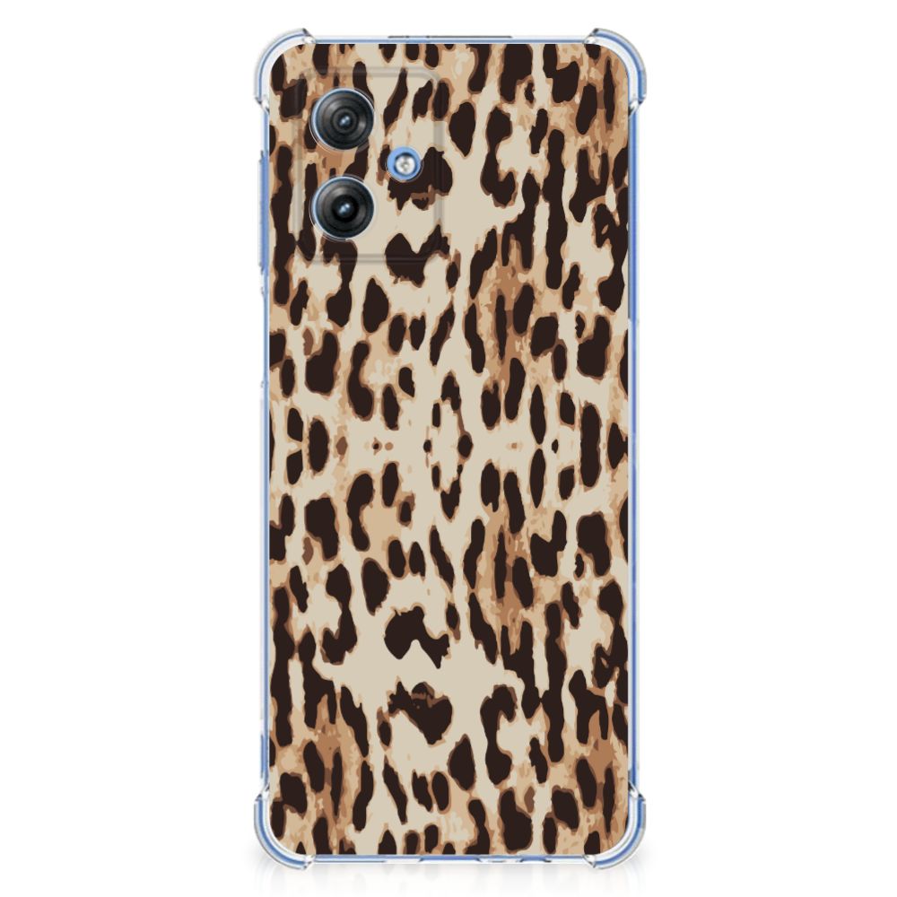 Motorola Moto G54 Case Anti-shock Leopard met uniek design voor bescherming en uitstraling 🐆