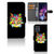 Motorola Moto G54 Leuk Hoesje Cat Color kat design zijkant voorkant