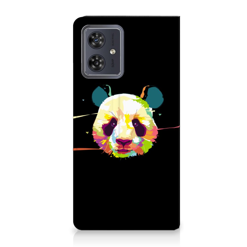 Motorola Moto G54 Magnet Case Panda Color panda design voorkant