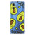 Motorola Moto G54 Stevig Bumper Hoesje Avocado Singing achterkant