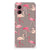 Motorola Moto G55 Case Anti-shock Flamingo achterkant ontwerp