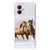 Motorola Moto G55 Case Anti-shock Paarden paarden design voorkant