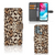 Motorola Moto G60s Telefoonhoesje met Pasjes Leopard telefoonhoesje dierenprint aanzicht