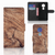 Motorola Moto G7 Play Book Style Case Tree Trunk hoesje boomstam design aanzicht