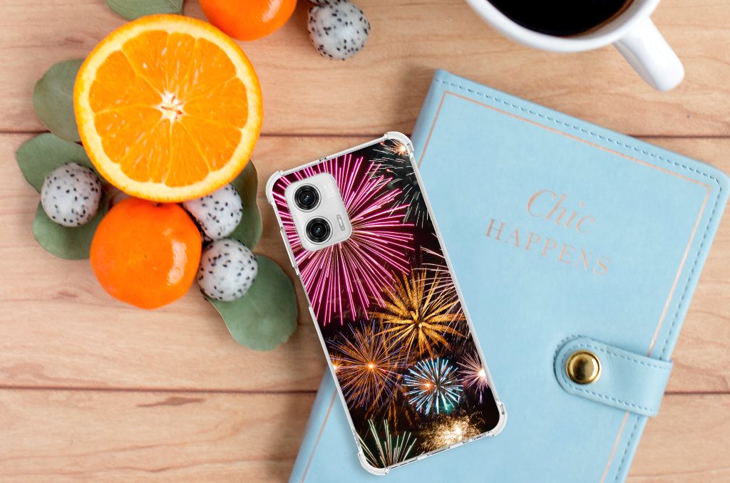 Motorola Moto G73 Anti Shock Bumper Case Vuurwerk B2C Telecom
