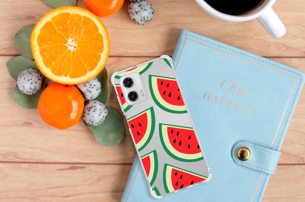 Motorola Moto G73 Beschermhoes Watermelons B2C Telecom