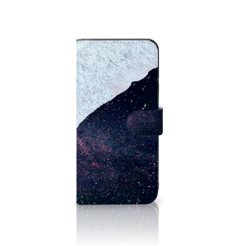 Motorola Moto G73 Book Case Sea in Space boekhoesje frontaanzicht