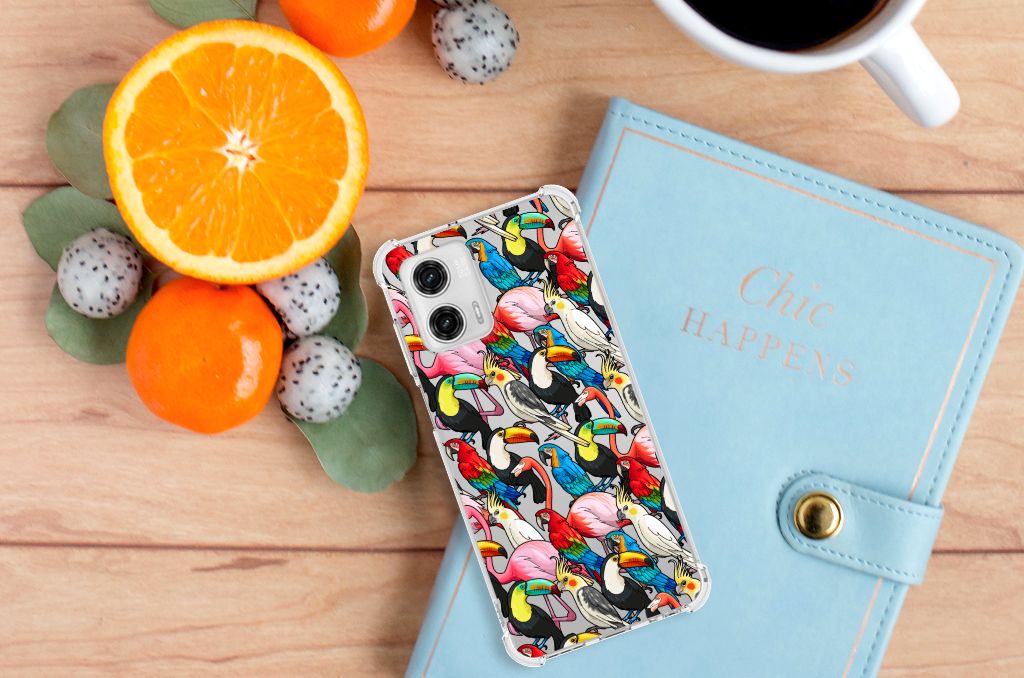 Motorola Moto G73 Case Anti-shock Birds B2C Telecom