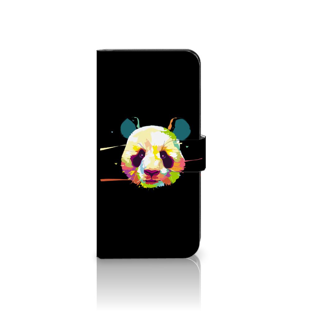 Motorola Moto G73 Leuk Hoesje Panda Color telefoonhoesje panda kleur ontwerp voorkant
