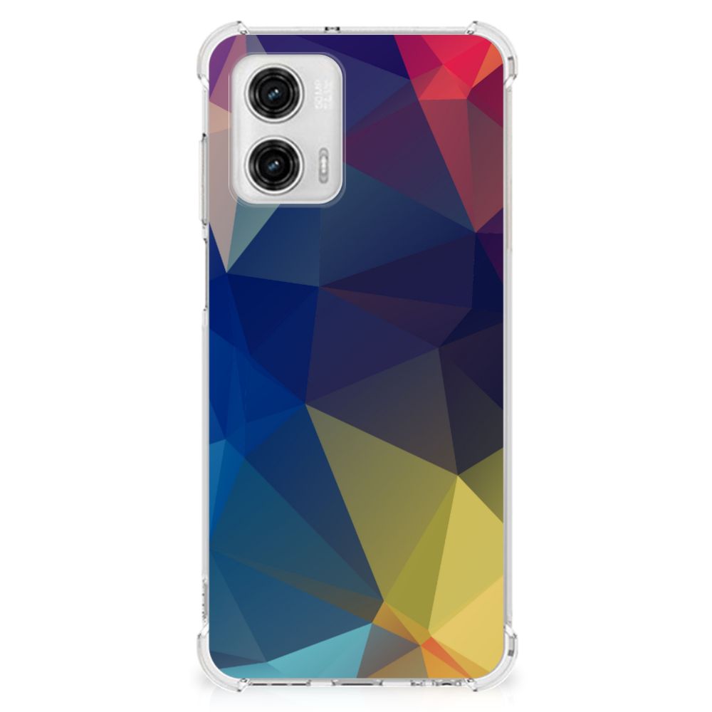 Motorola Moto G73 Shockproof Case Polygon Dark B2C Telecom