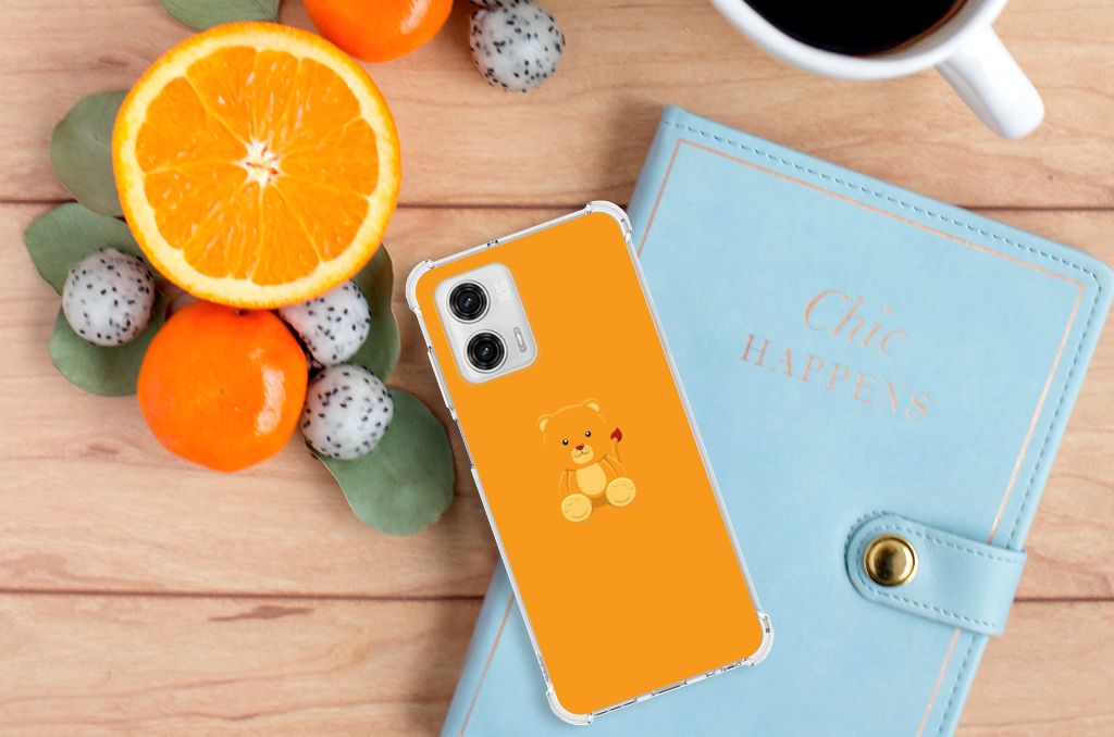 Motorola Moto G73 Stevig Bumper Hoesje Baby Beer B2C Telecom