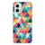 Motorola Moto G73 TPU bumper Geruit design geruit aanzicht