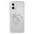 Motorola Moto G73 Telefoonhoesje met Naam Boho Text design Peace Love aanzicht