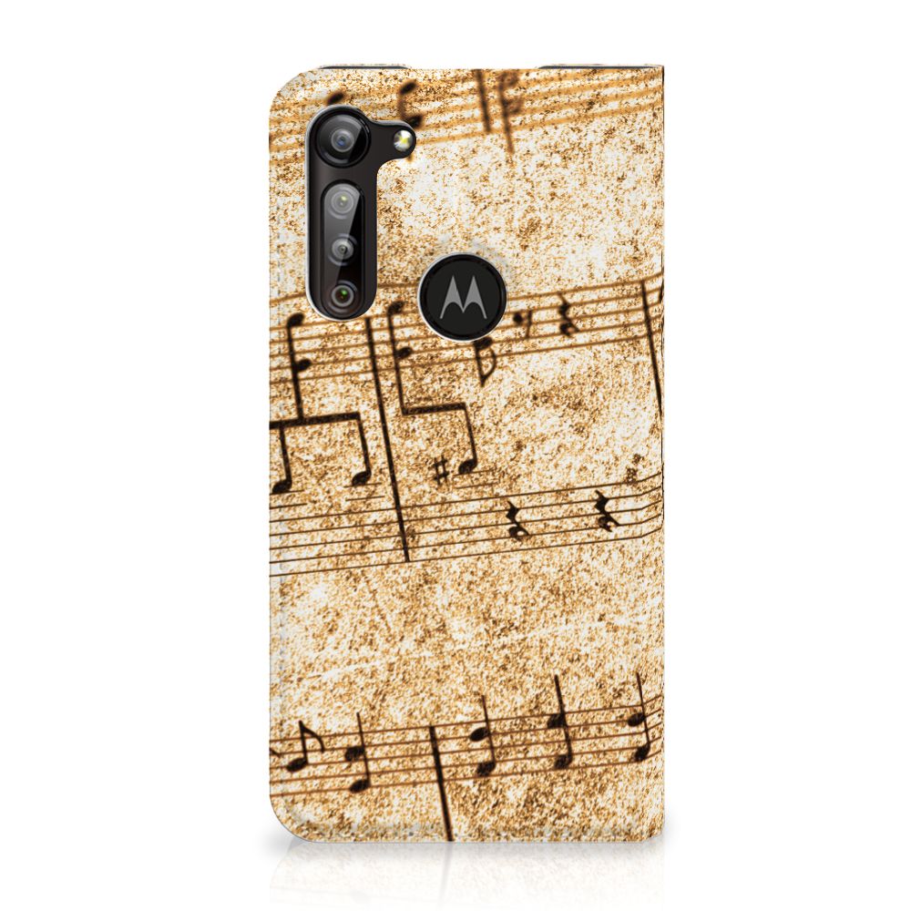 Motorola Moto G8 Power Stand Case Bladmuziek - B2C Telecom