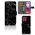 Motorola Moto G84 Bookcase Marmer Zwart - Origineel Cadeau Vader