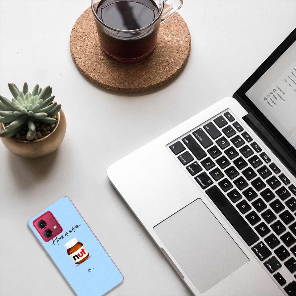 Motorola Moto G84 Siliconen Case Nut Home