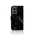 Motorola Moto G85 Bookcase Marmer Zwart bookcase zwart marmer achterkant