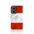 Motorola Moto G85 Bookstyle Case Oostenrijk vlag design vooraanzicht