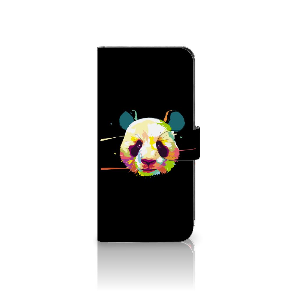 Motorola Moto G85 Leuk Hoesje Panda Color panda design vooraanzicht