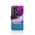 Motorola Moto G85 Telefoonhoesje met Pasjes Uil boekhoesje waterval paars blauw