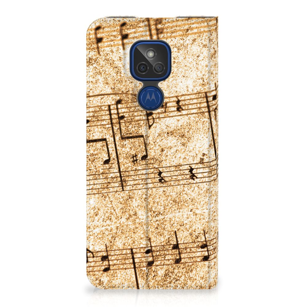 Motorola Moto G9 Play Stand Case Bladmuziek - B2C Telecom