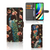 Motorola Moto G9 Plus Telefoonhoesje met Pasjes Pauw met Bloemen design pauw bloemen aanzicht
