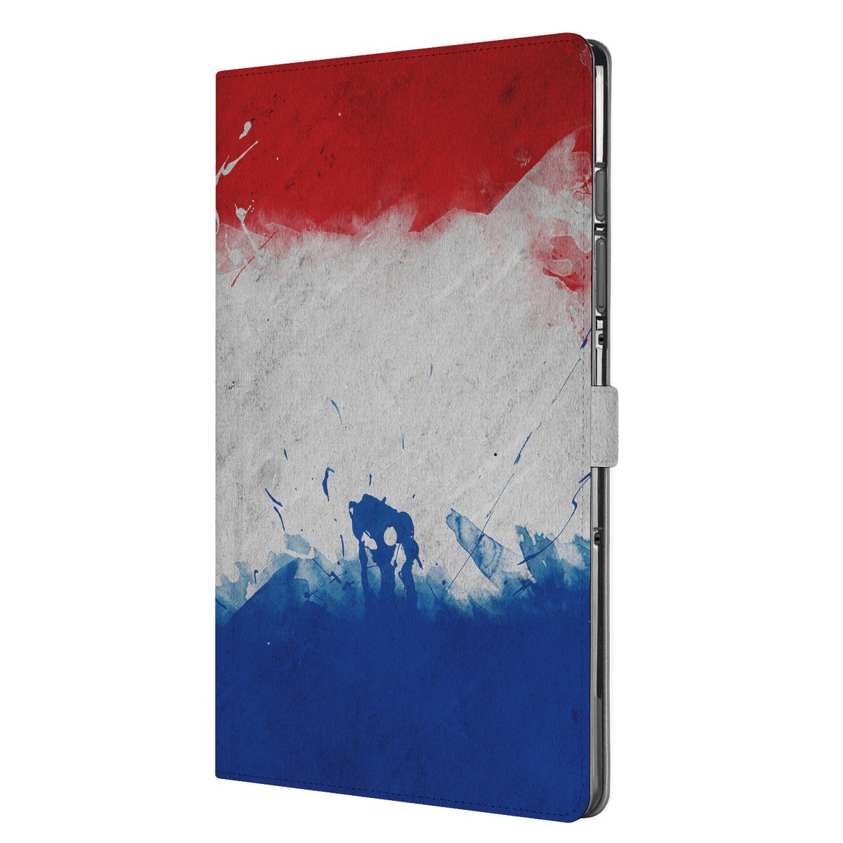 Samsung Galaxy Tab S10 FE Plus Nederland Book Case Hoesje met Standaard design kleuren voorkant