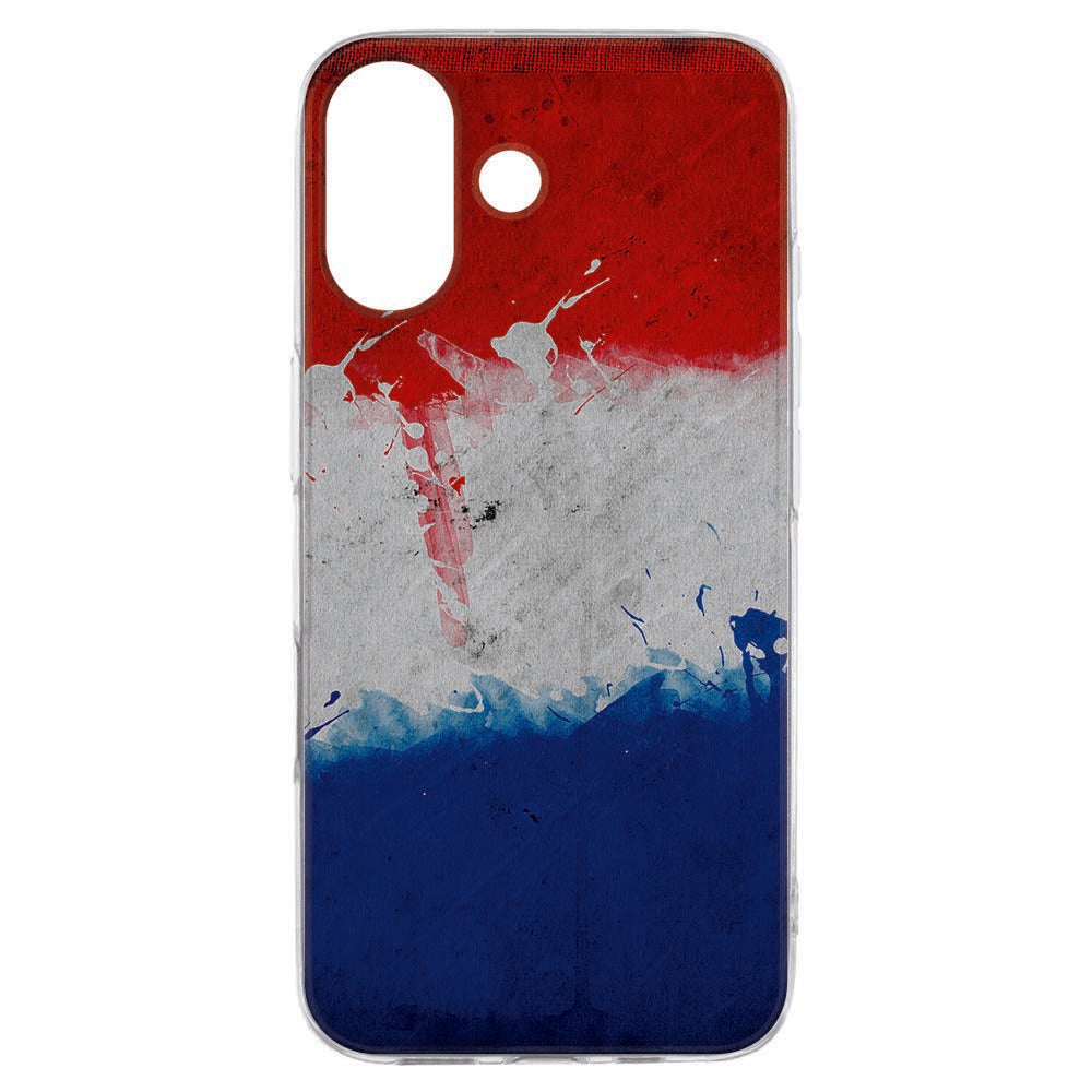 Apple iPhone 17 Softcase Back cover – Nederlandse vlag – schokabsorberende TPU