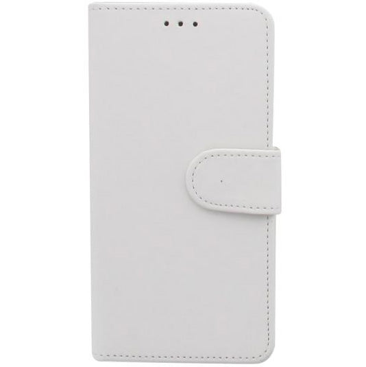 Nokia 3.1 2018 Boekhoesje Wit met Pasjeshouder