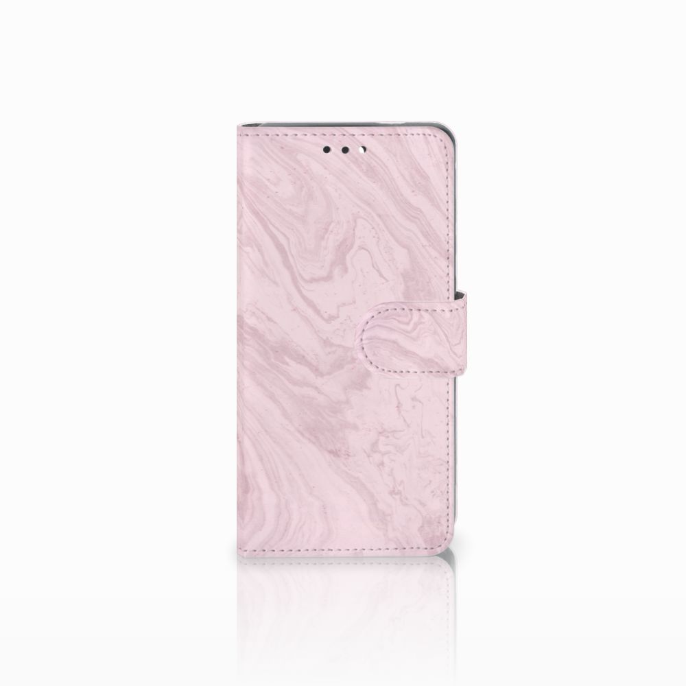 Nokia 3.1 (2018) Bookcase Marble Pink - Origineel Cadeau Vriendin by B2Ctelecom