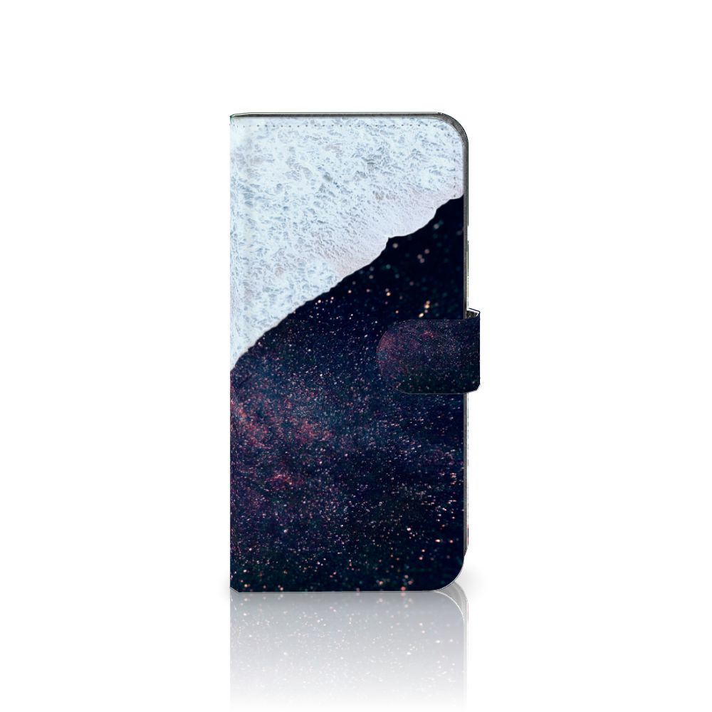 Nokia C12 Book Case Sea in Space boekhoesje abstract ontwerp